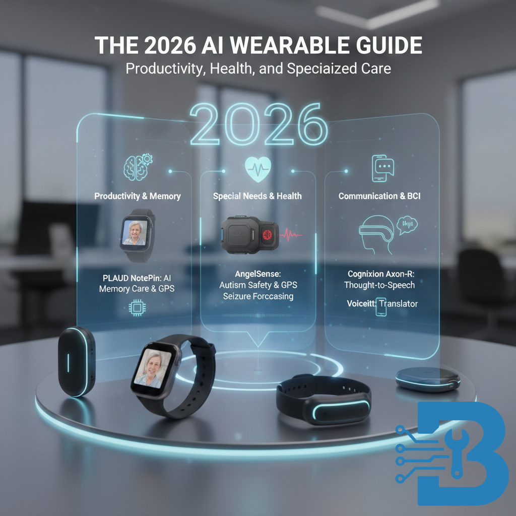 The 2026 AI Wearable Guide: Productivity, Health, and Specialized Care